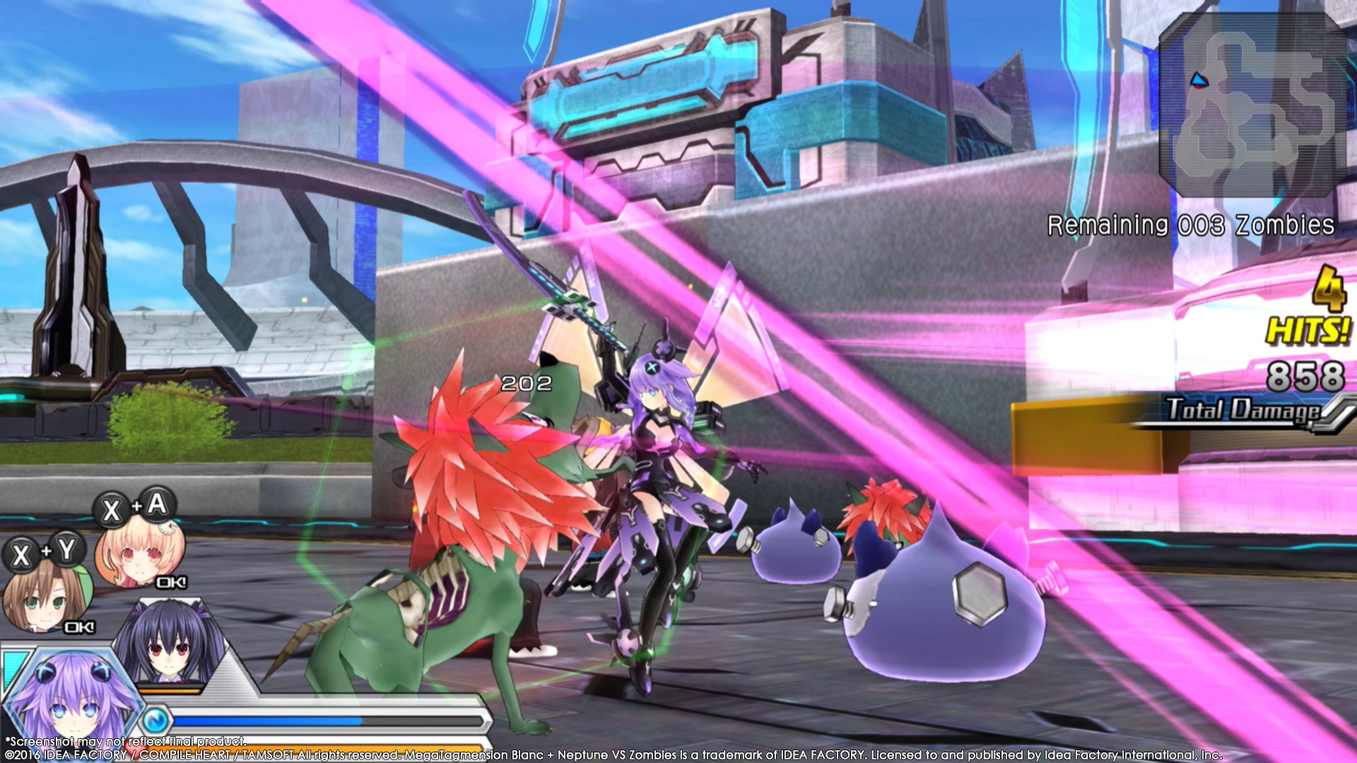 Скриншот из игры MegaTagmension Blanc + Neptune VS Zombies - 19