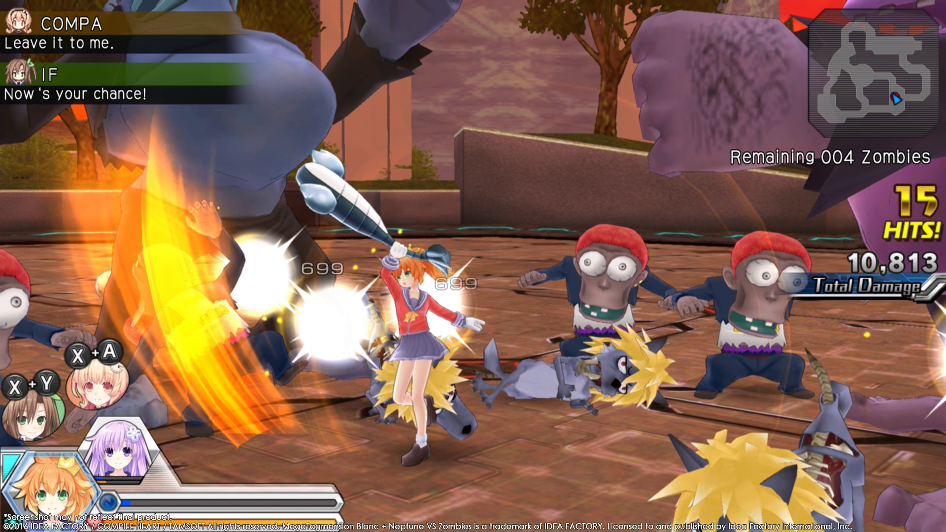 Скриншот из игры MegaTagmension Blanc + Neptune VS Zombies - 2