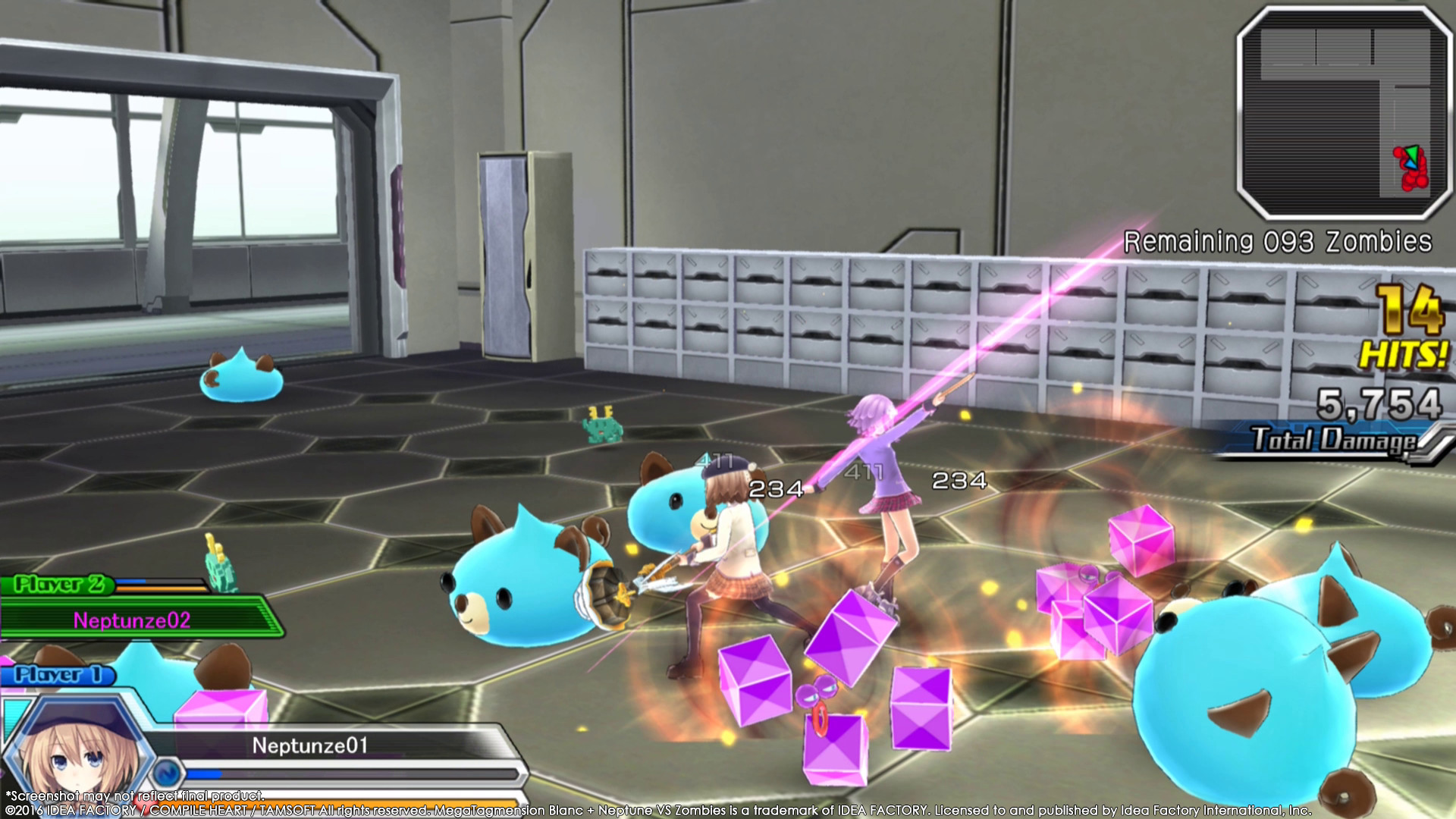 Скриншот из игры MegaTagmension Blanc + Neptune VS Zombies - 14