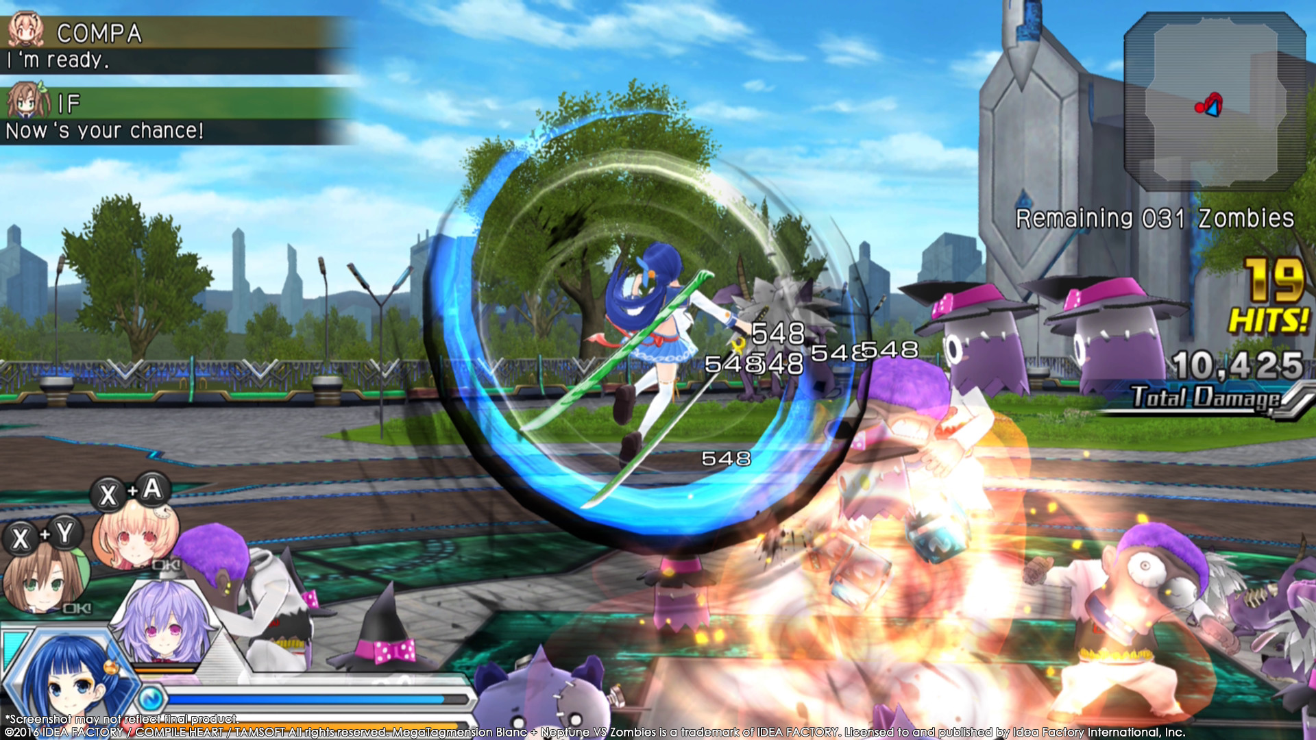 Скриншот из игры MegaTagmension Blanc + Neptune VS Zombies - 30