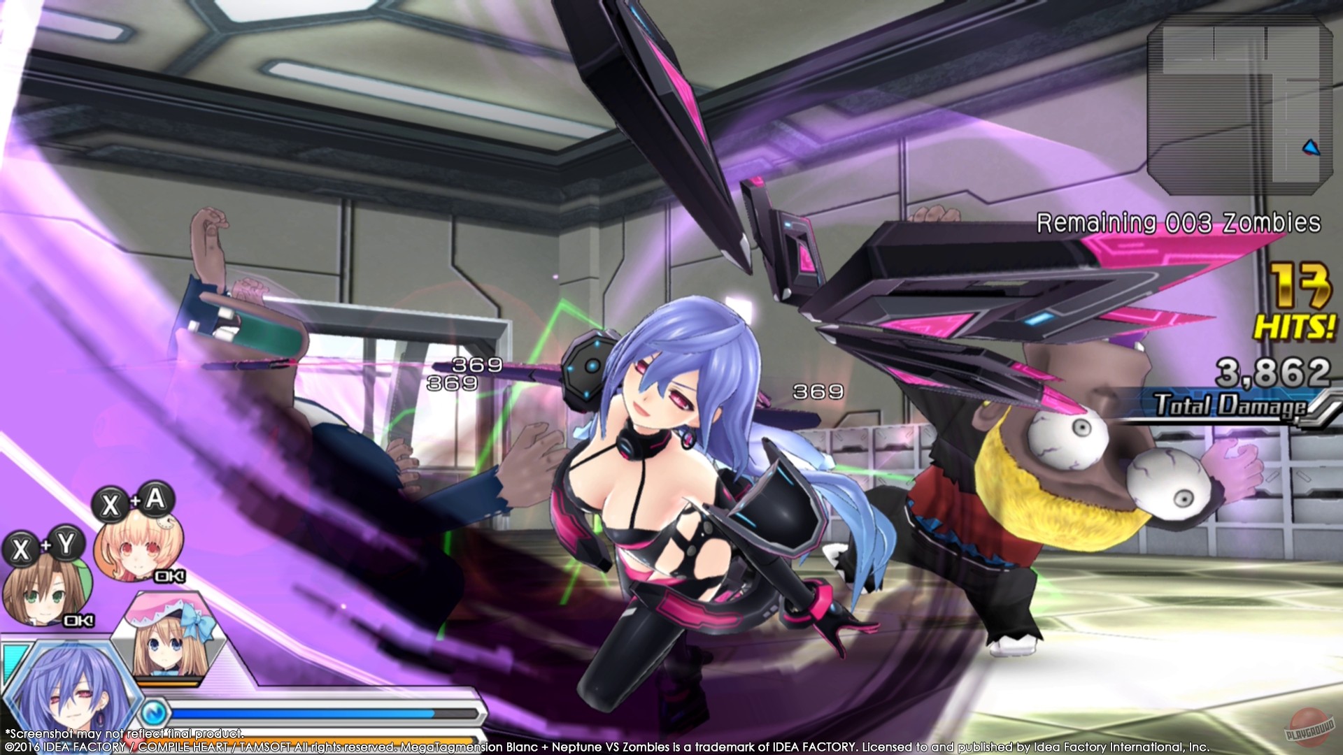 Скриншот из игры MegaTagmension Blanc + Neptune VS Zombies - 5