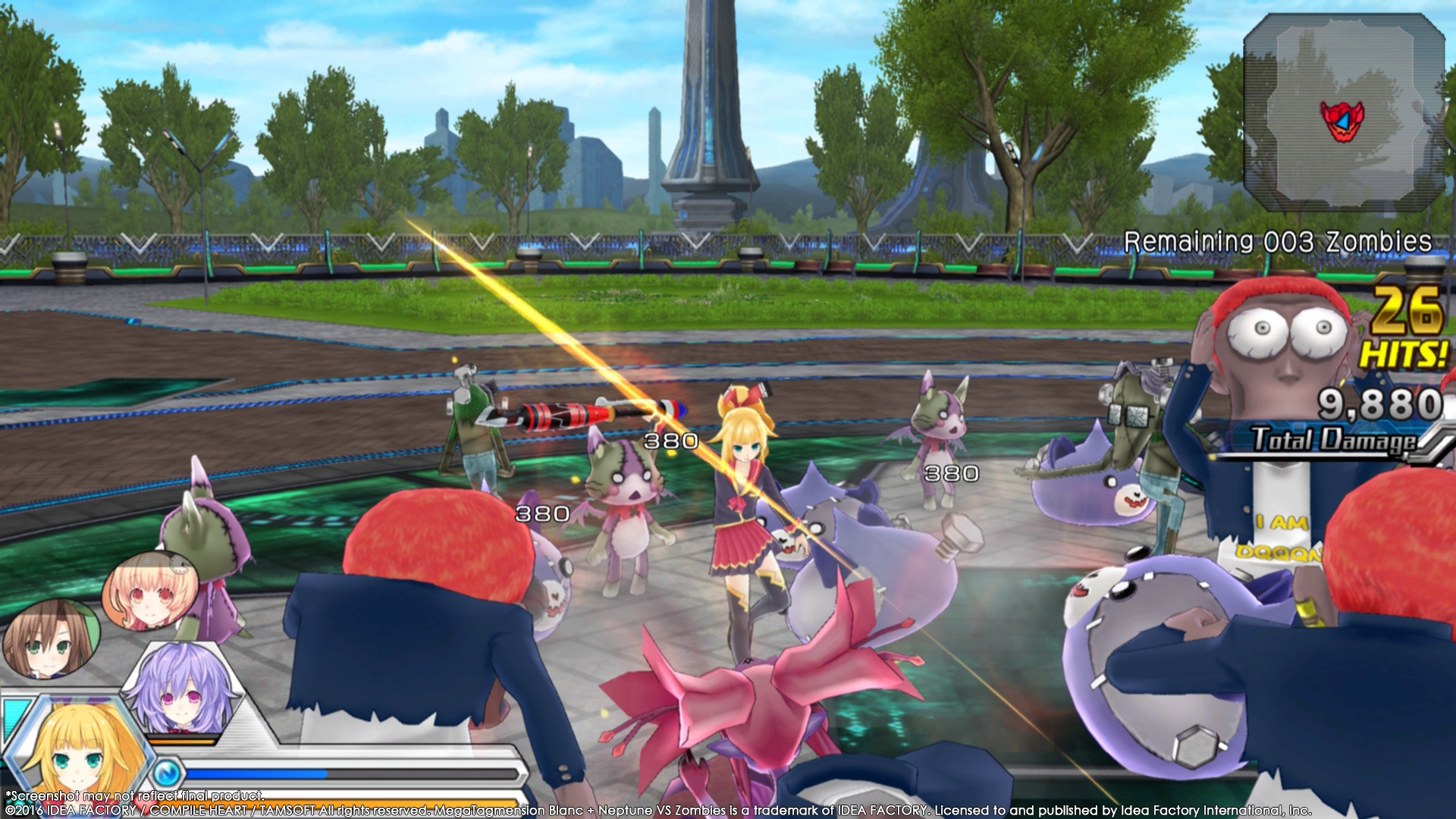 Скриншот из игры MegaTagmension Blanc + Neptune VS Zombies - 47