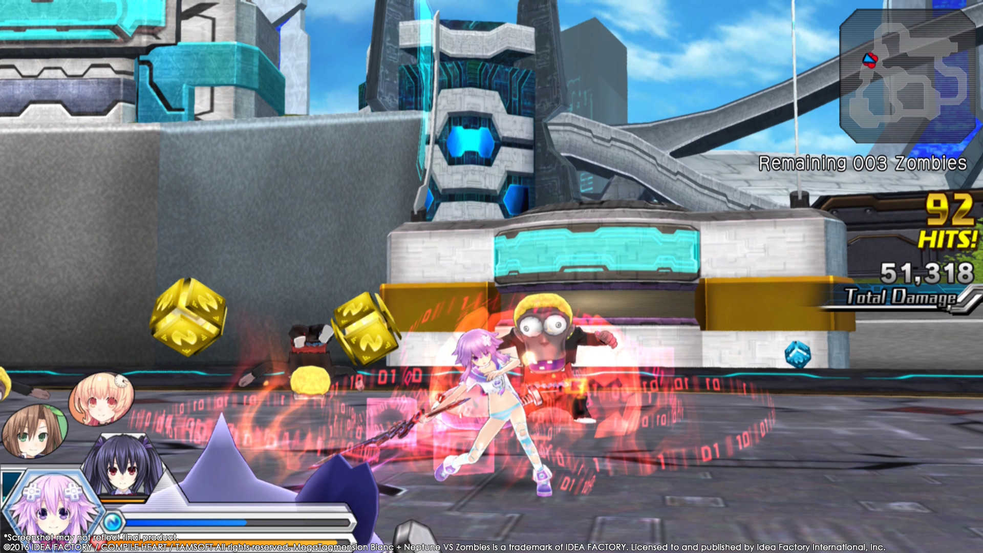 Скриншот из игры MegaTagmension Blanc + Neptune VS Zombies - 35