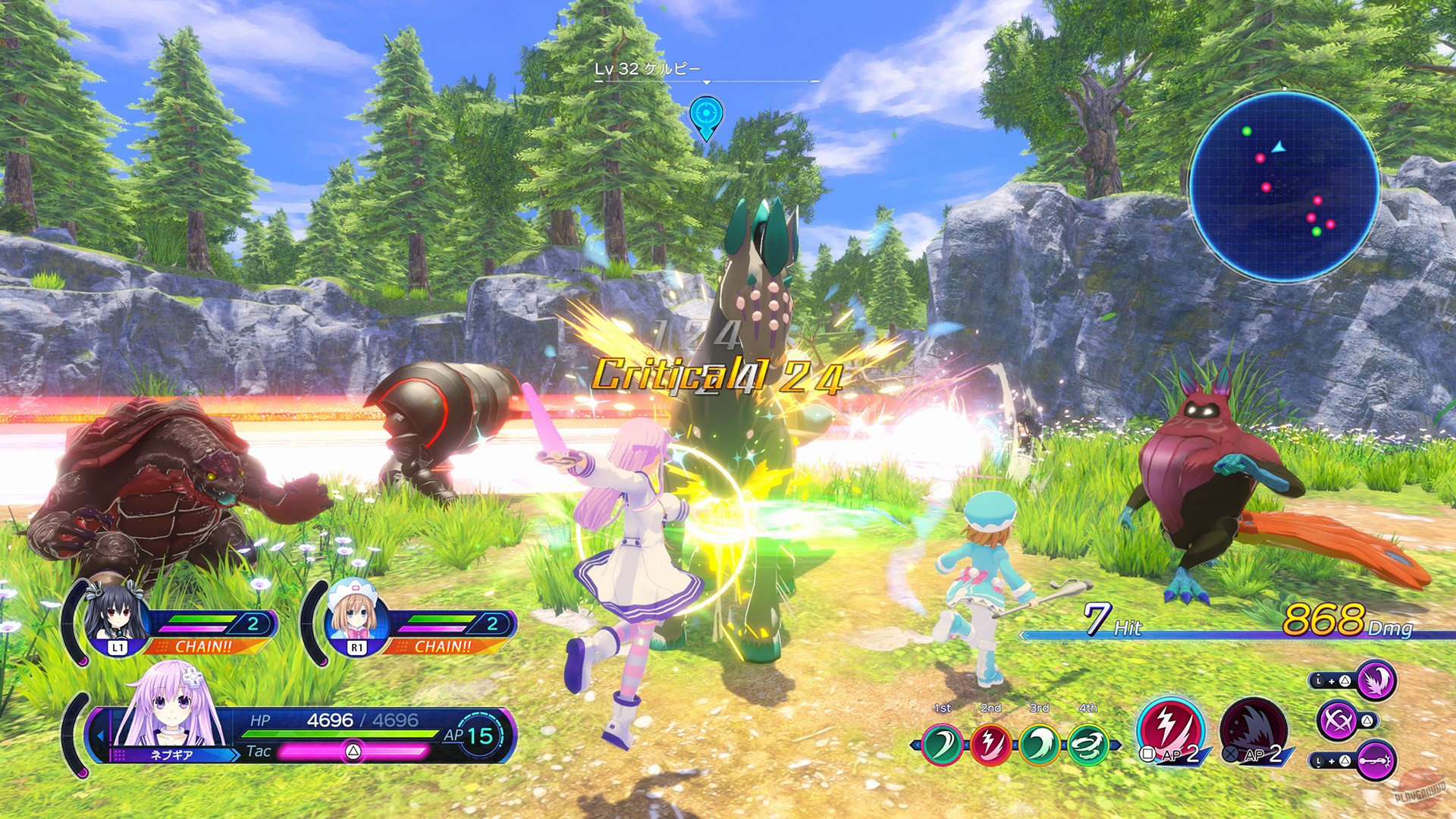 Скриншот из игры Neptunia: Sisters VS Sisters - 1