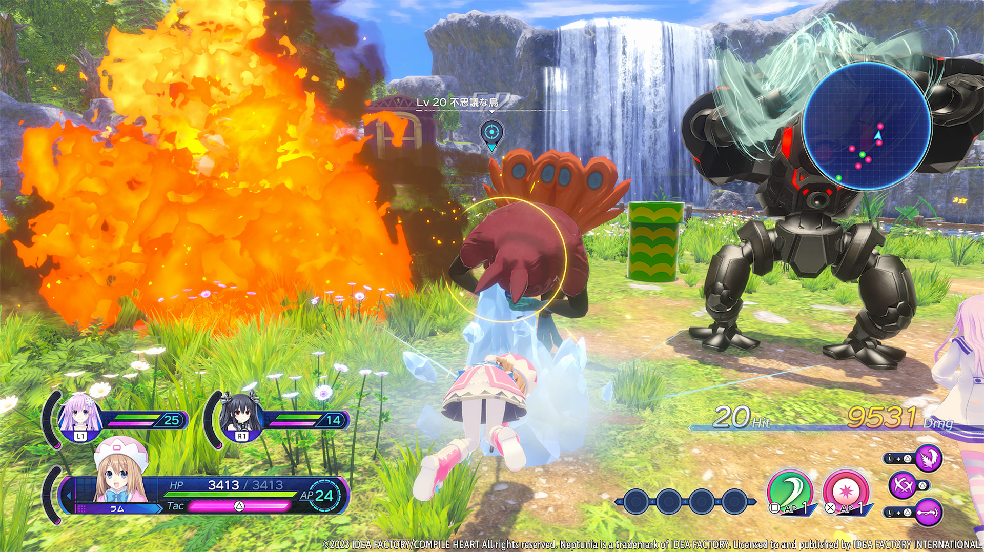 Скриншот из игры Neptunia: Sisters VS Sisters - 23