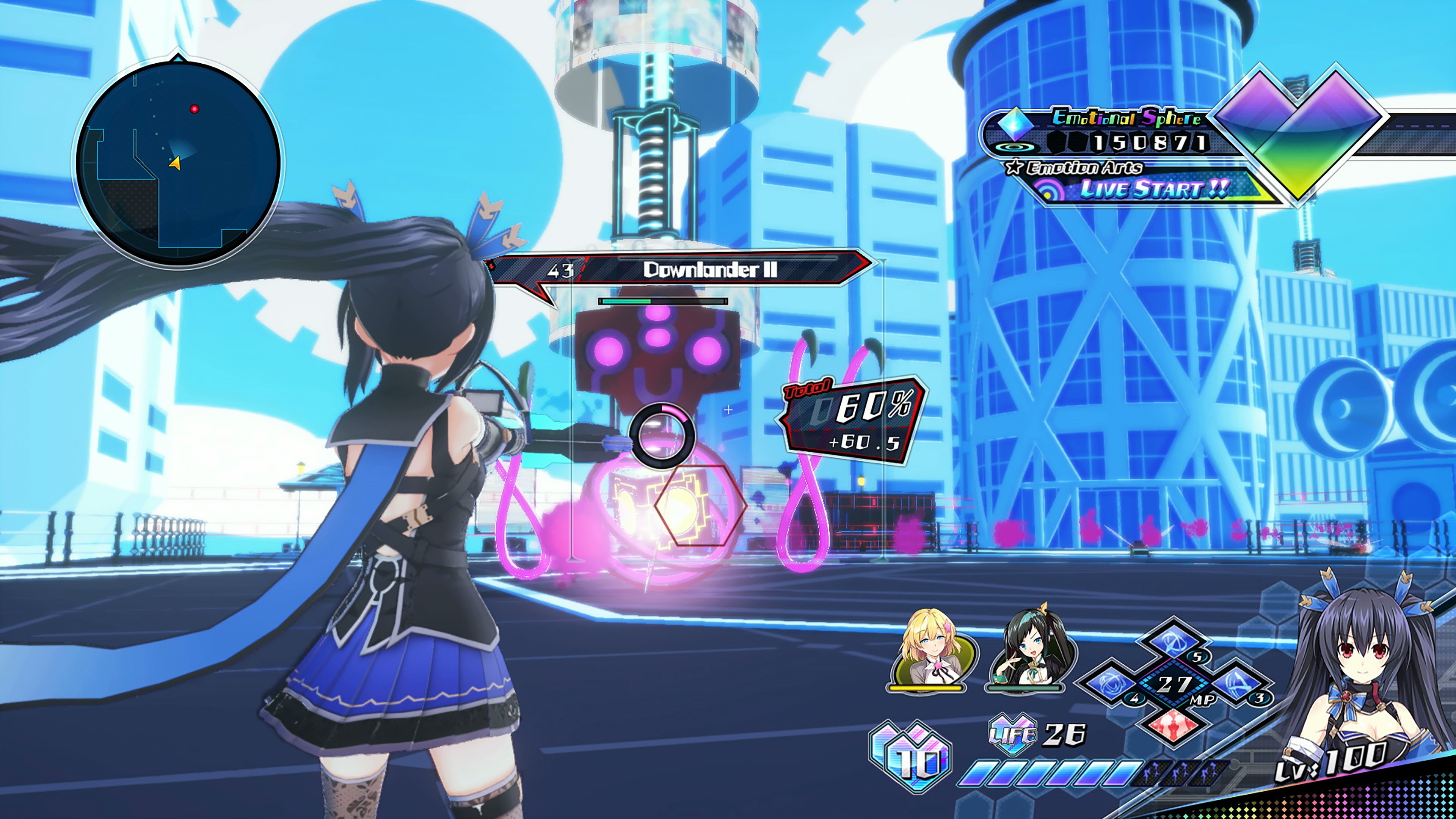 Скриншот из игры Neptunia Virtual Stars - 9