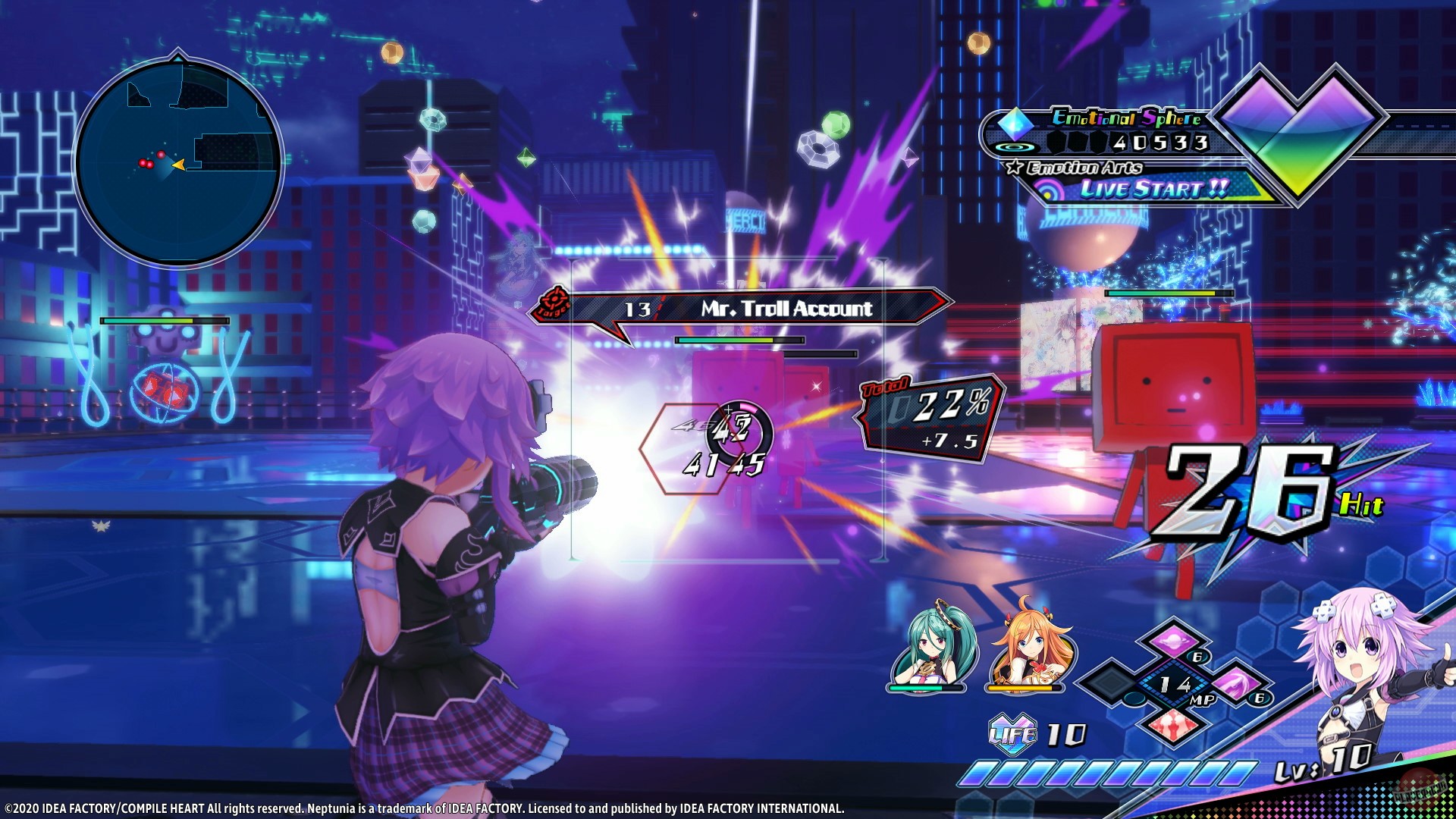 Скриншот из игры Neptunia Virtual Stars - 21
