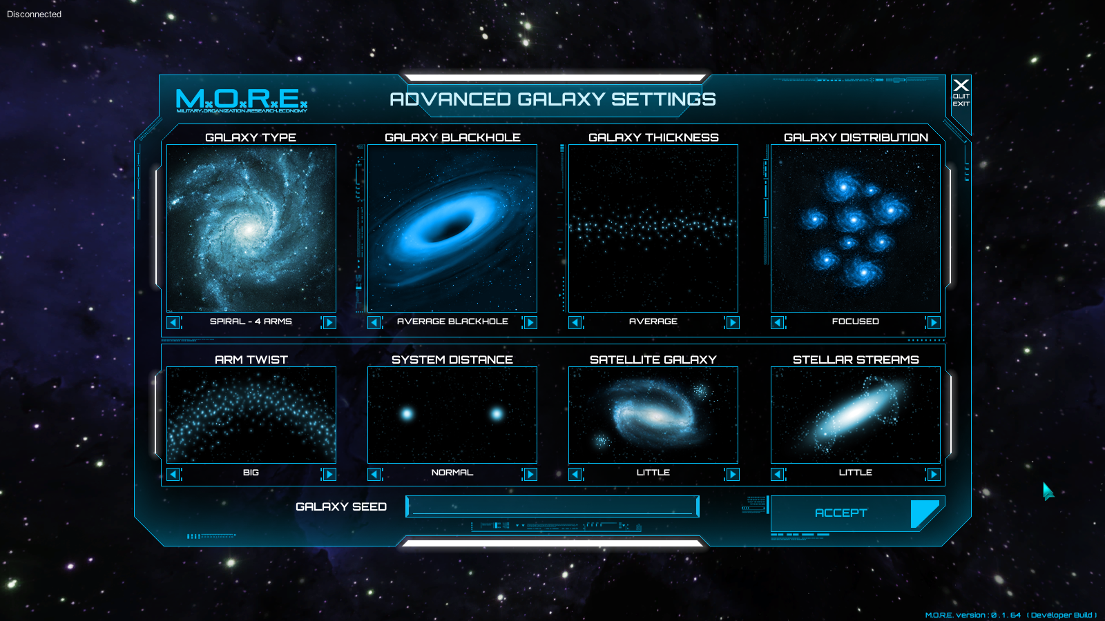 Скриншот из игры M.O.R.E. - Military. Organization. Research. Economy. - 1