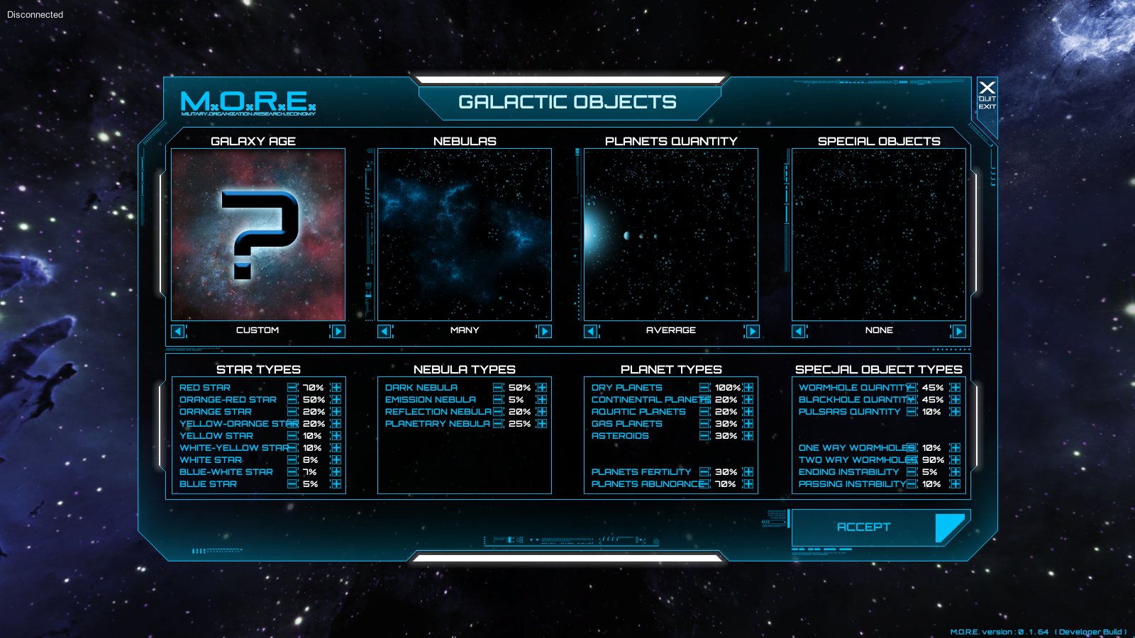 Скриншот из игры M.O.R.E. - Military. Organization. Research. Economy. - 2