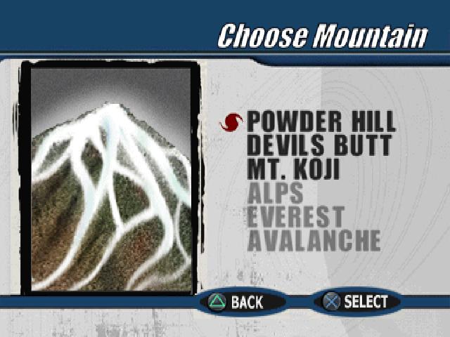 Скриншот из игры Cool Boarders 3 - 2