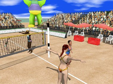 Скриншот из игры Beach Volley Hot Sports - 5