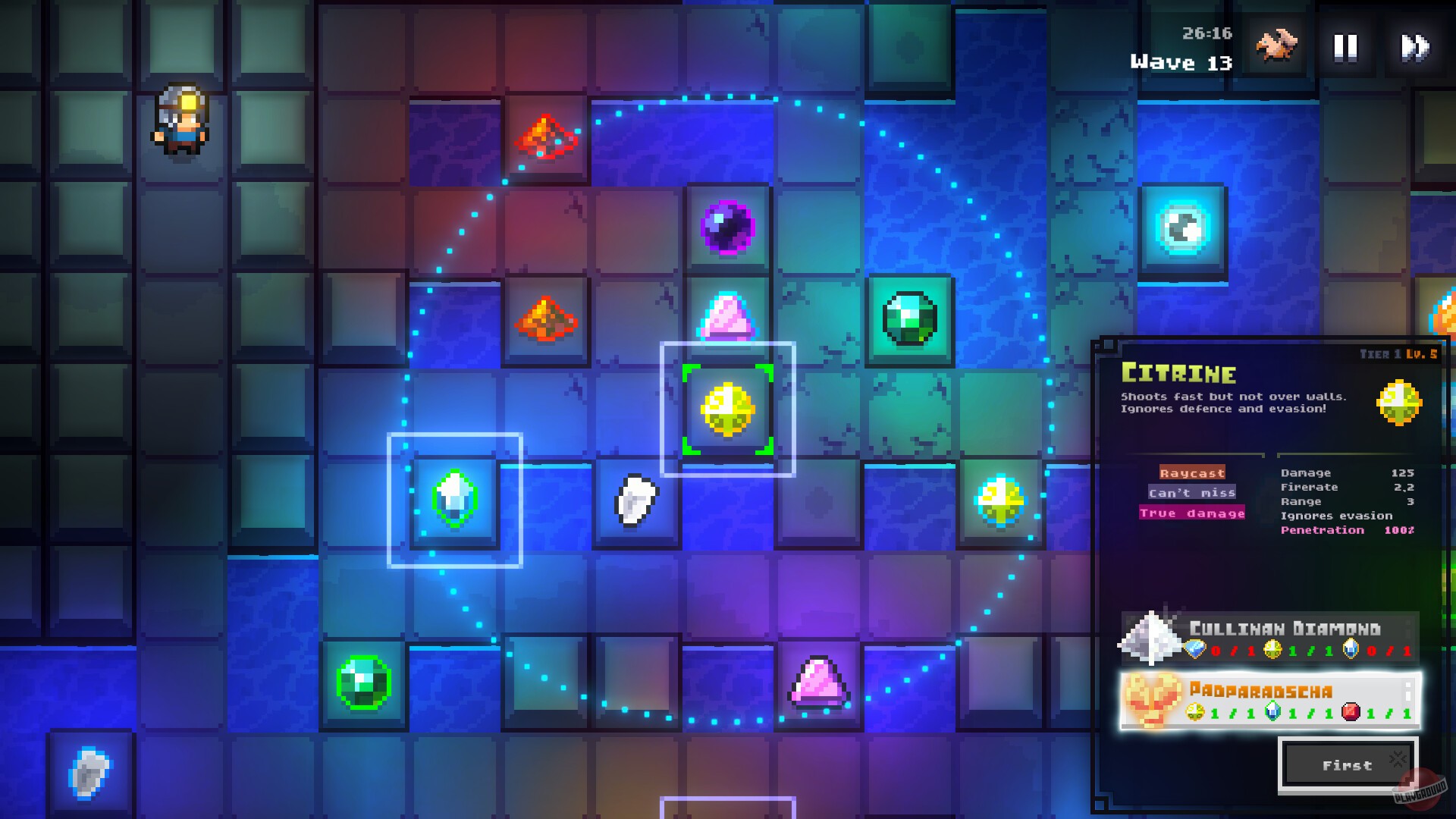 Скриншот из игры Gem Miner TD - 1