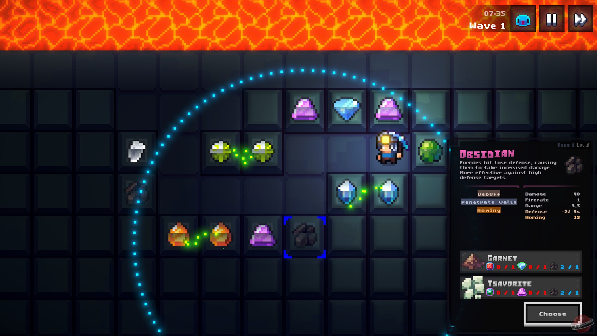 Скриншот из игры Gem Miner TD - 2