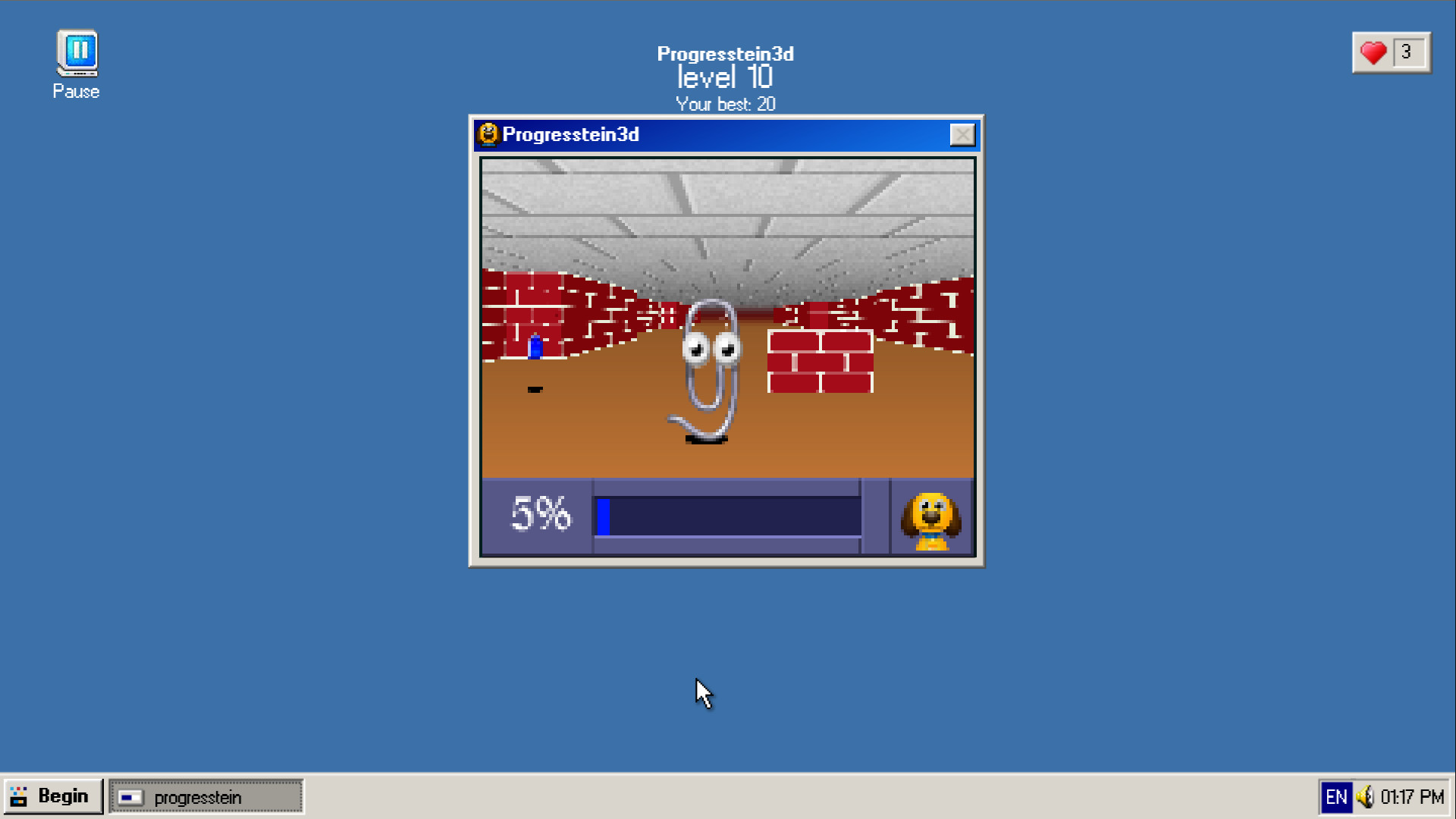 Скриншот из игры Progressbar95 - 1