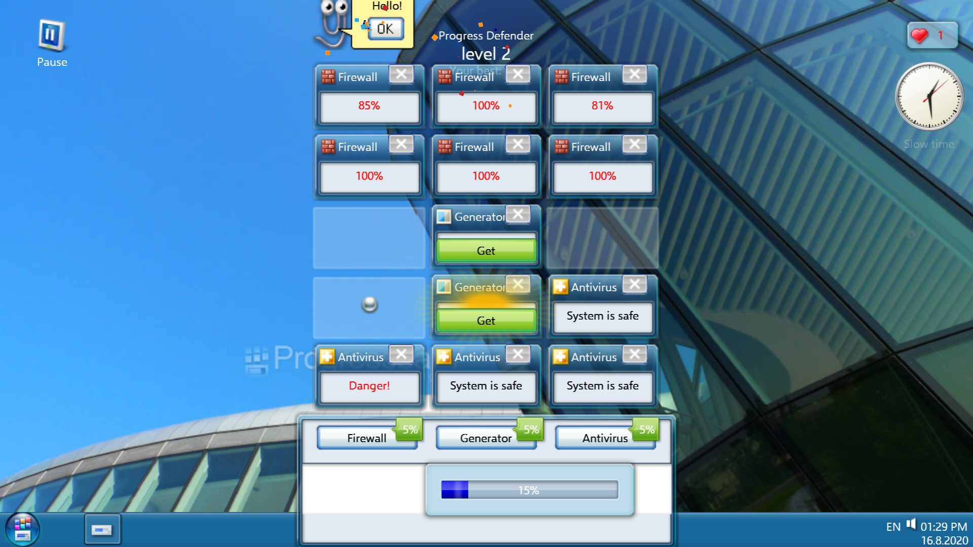 Скриншот из игры Progressbar95 - 6