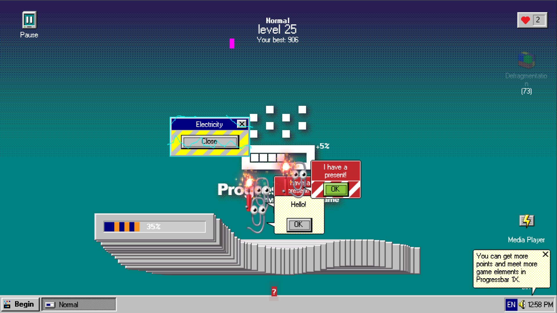 Скриншот из игры Progressbar95 - 27