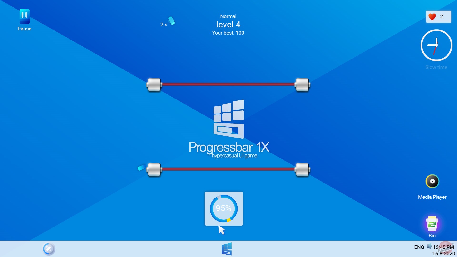 Скриншот из игры Progressbar95 - 4