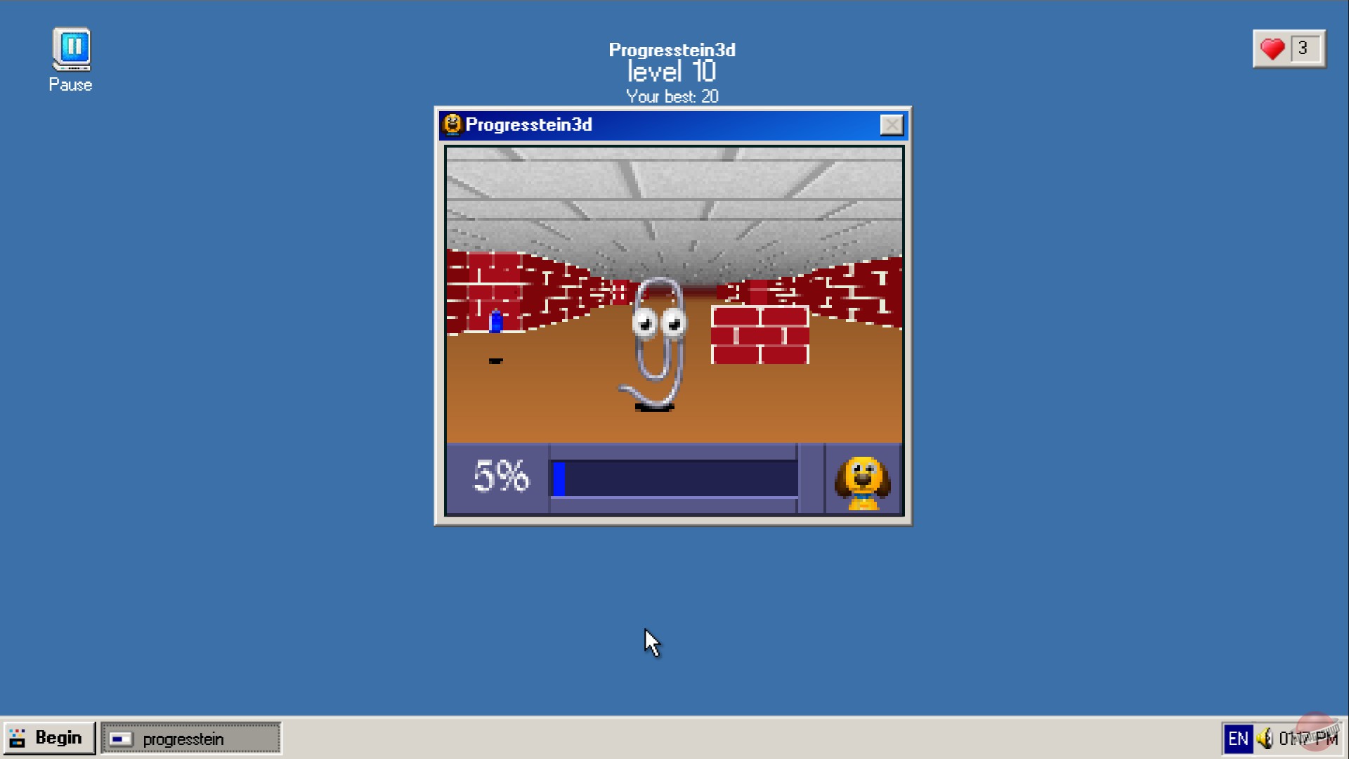 Скриншот из игры Progressbar95 - 2