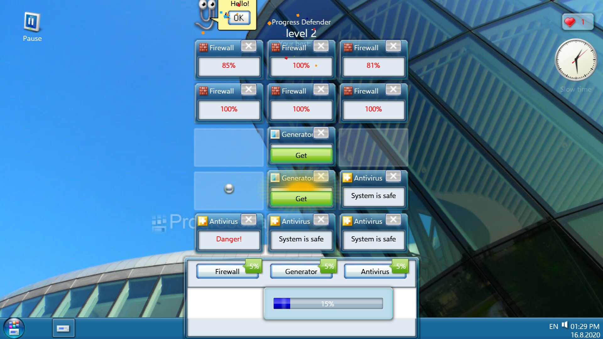 Скриншот из игры Progressbar95 - 25