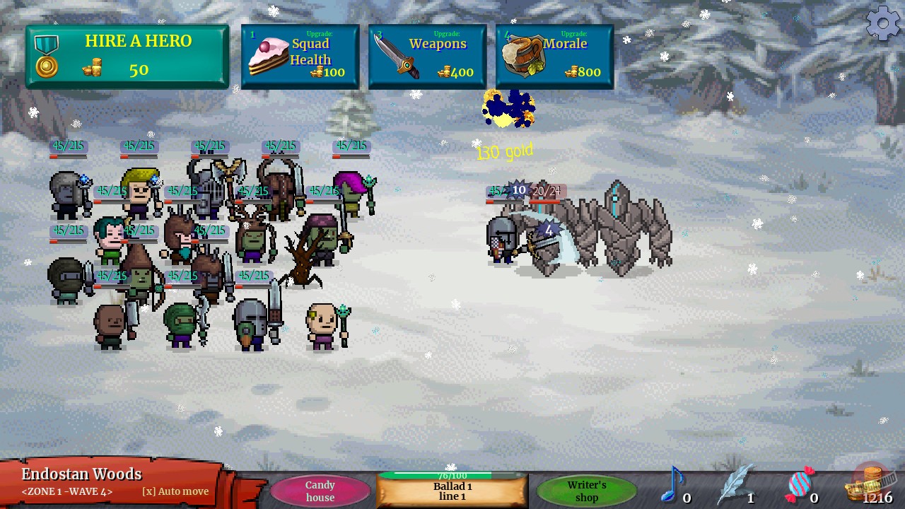 Скриншот из игры Bard Idle - 9