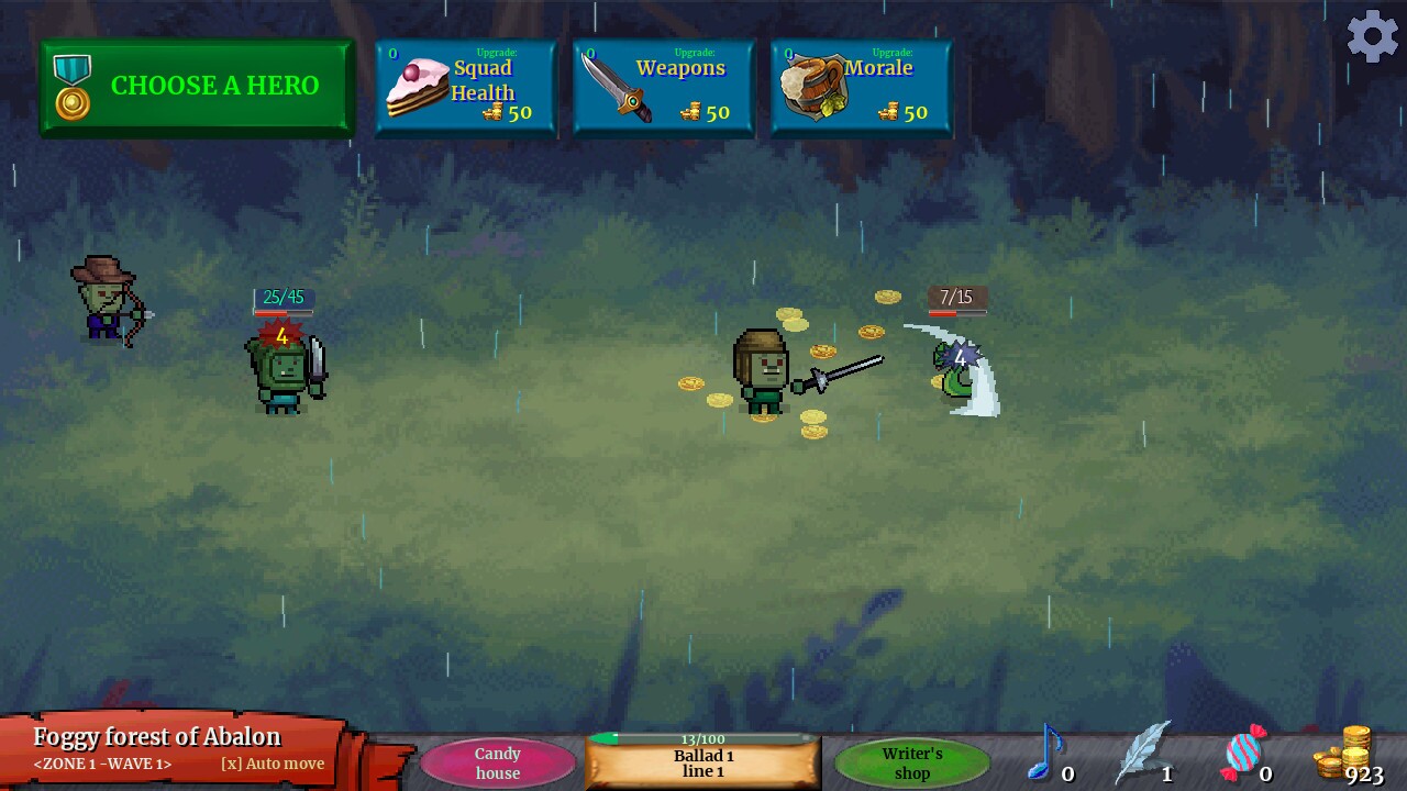 Скриншот из игры Bard Idle - 18