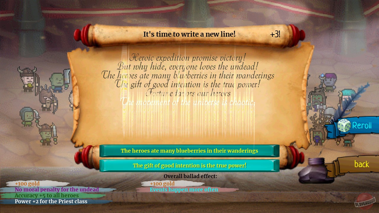 Скриншот из игры Bard Idle - 6