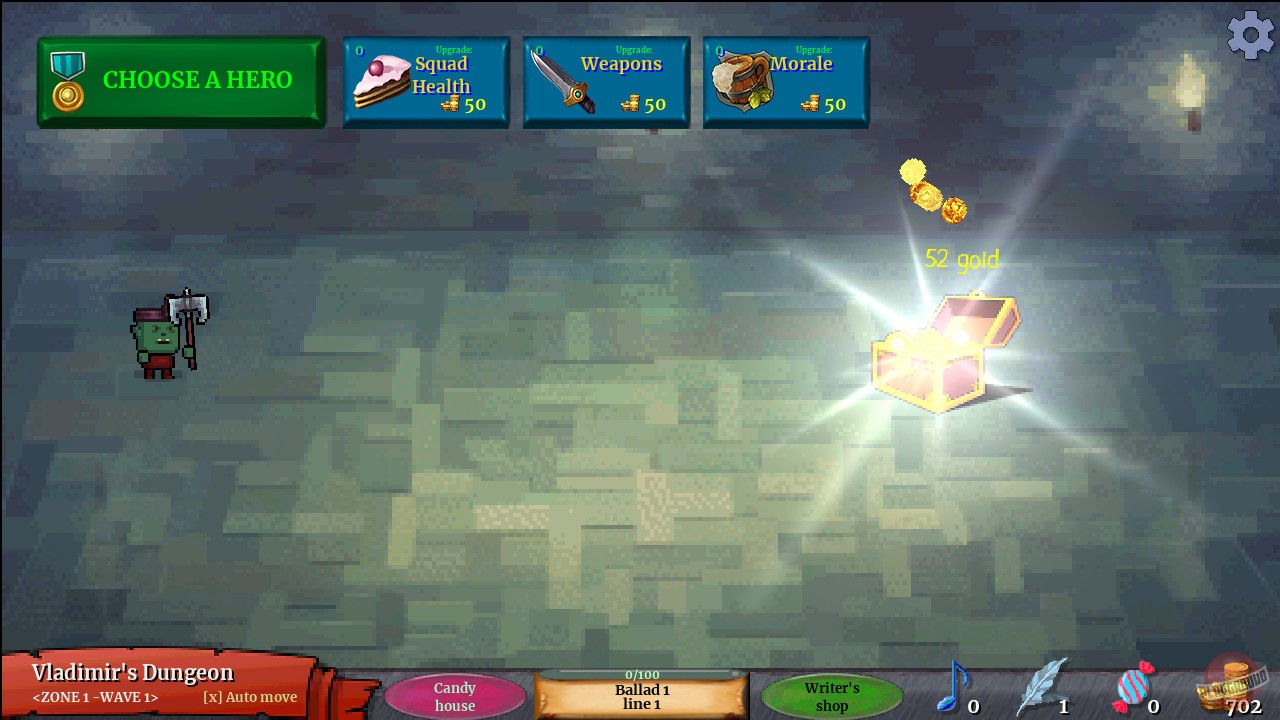 Скриншот из игры Bard Idle - 1