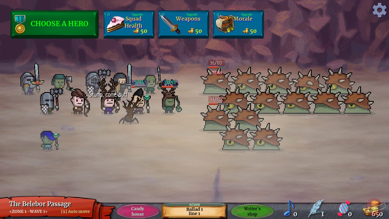 Скриншот из игры Bard Idle - 17