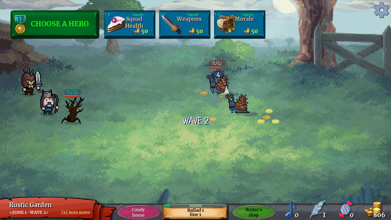 Скриншот из игры Bard Idle - 21