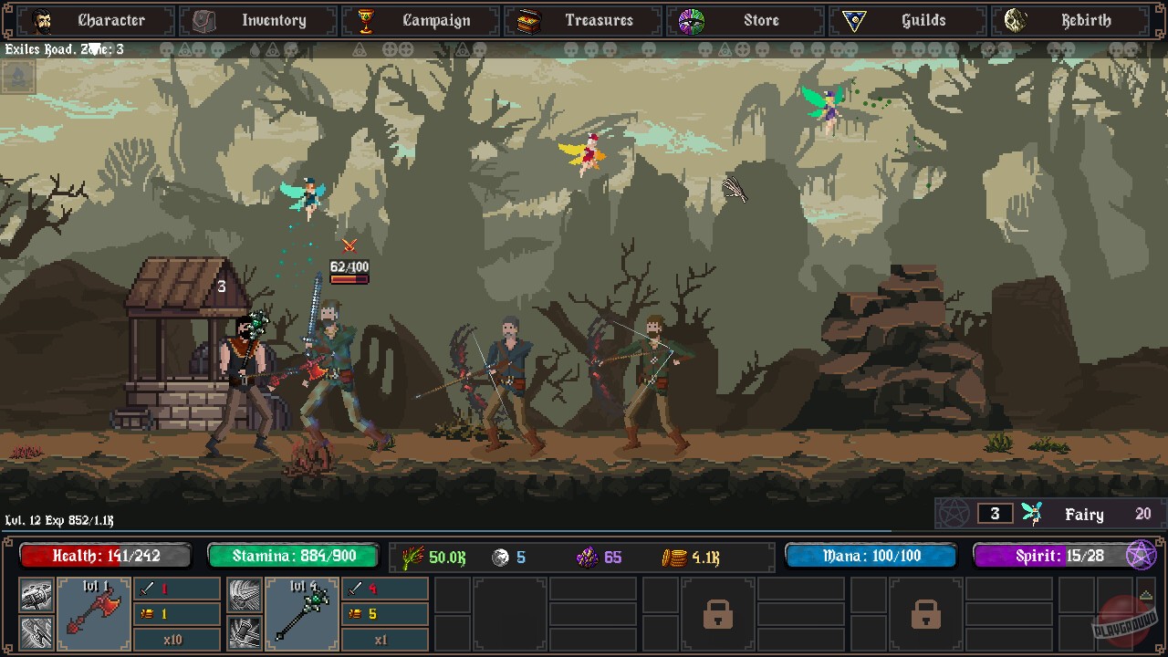 Скриншот из игры Gothic Clicker - 1