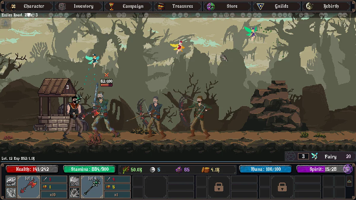 Скриншот из игры Gothic Clicker - 6