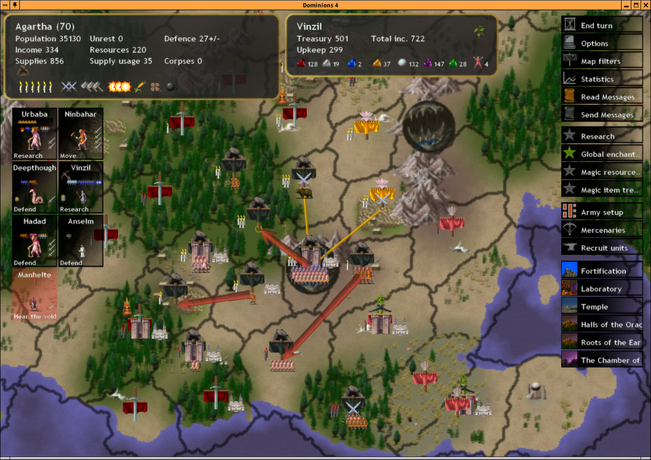 Скриншот из игры Dominions 4: Thrones of Ascension - 34