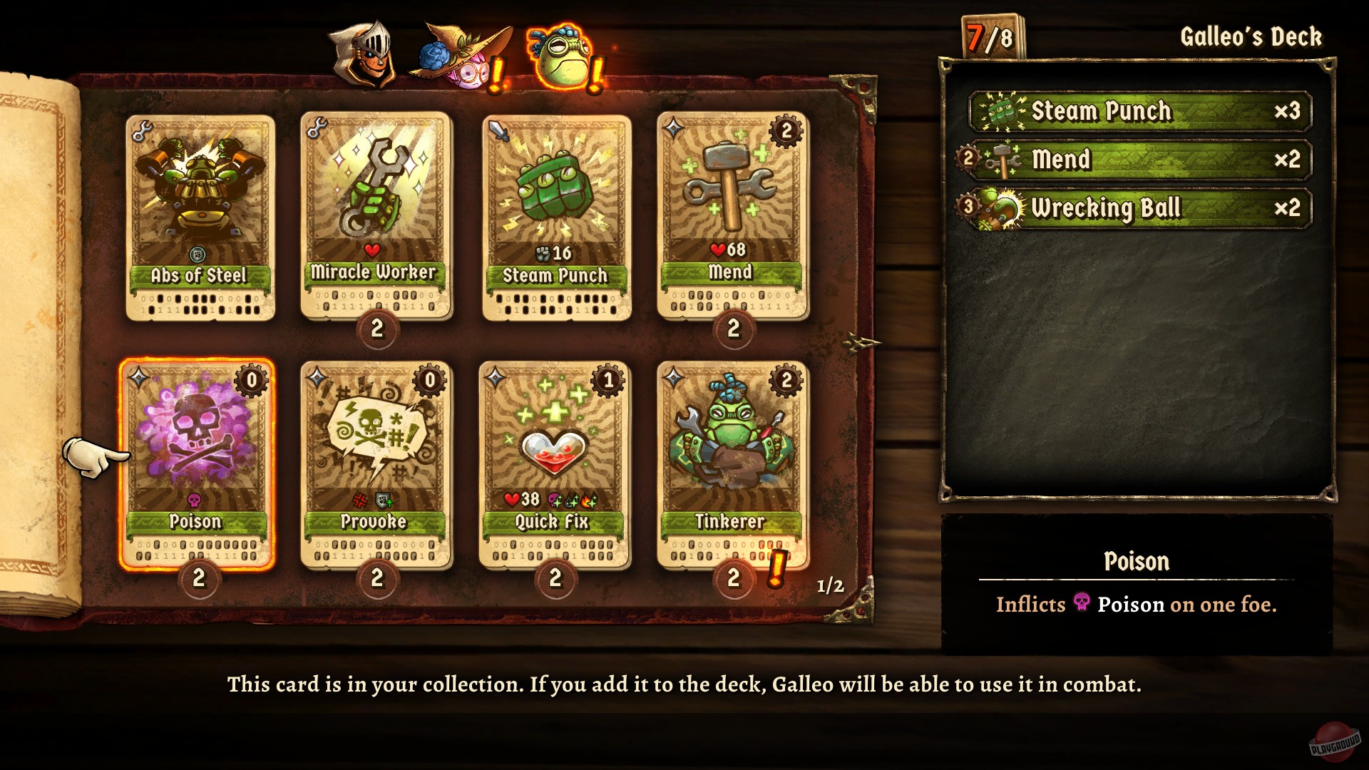 Скриншот из игры SteamWorld Quest: Hand of Gilgamech - 27