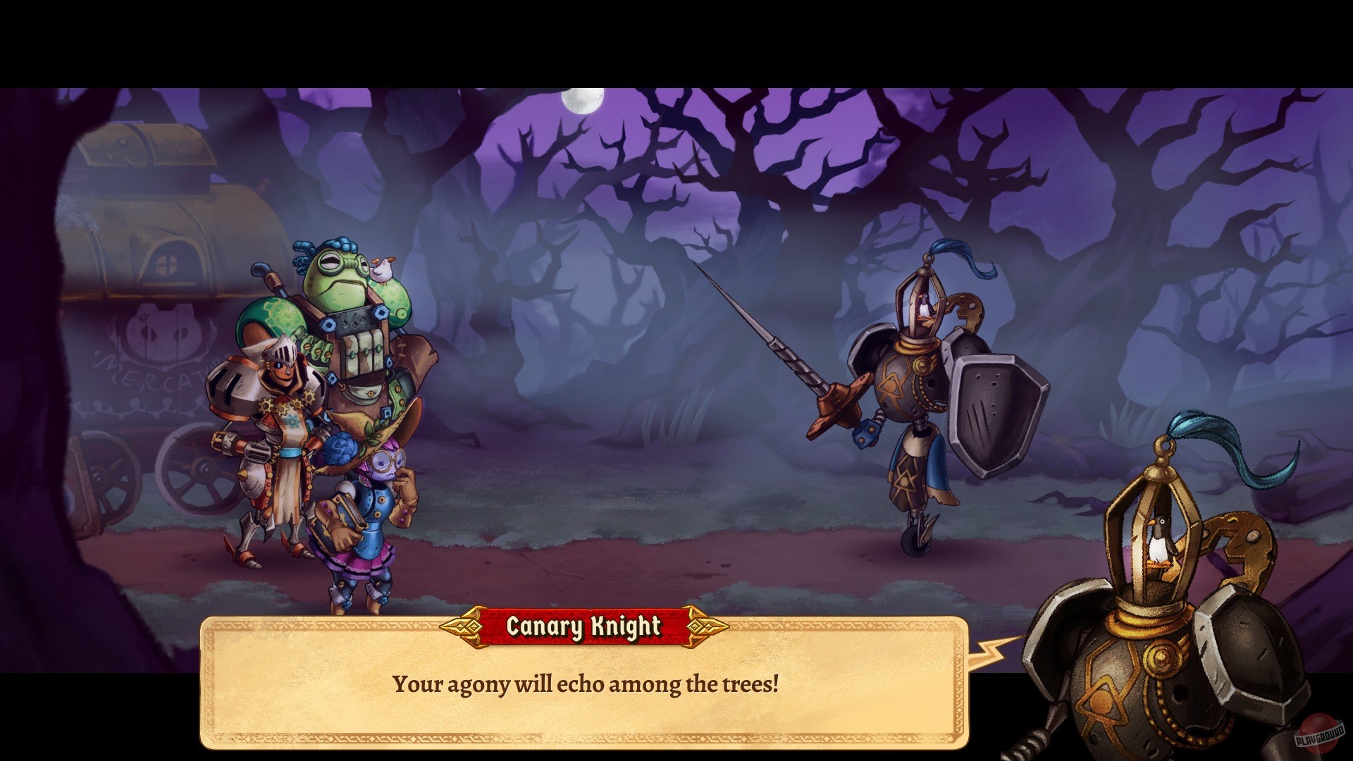 Скриншот из игры SteamWorld Quest: Hand of Gilgamech - 23