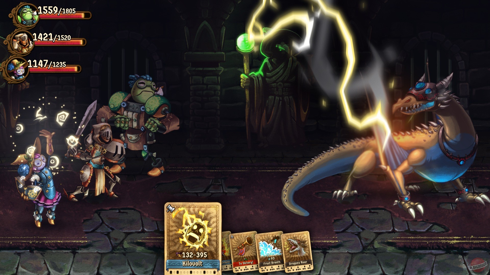Скриншот из игры SteamWorld Quest: Hand of Gilgamech - 33