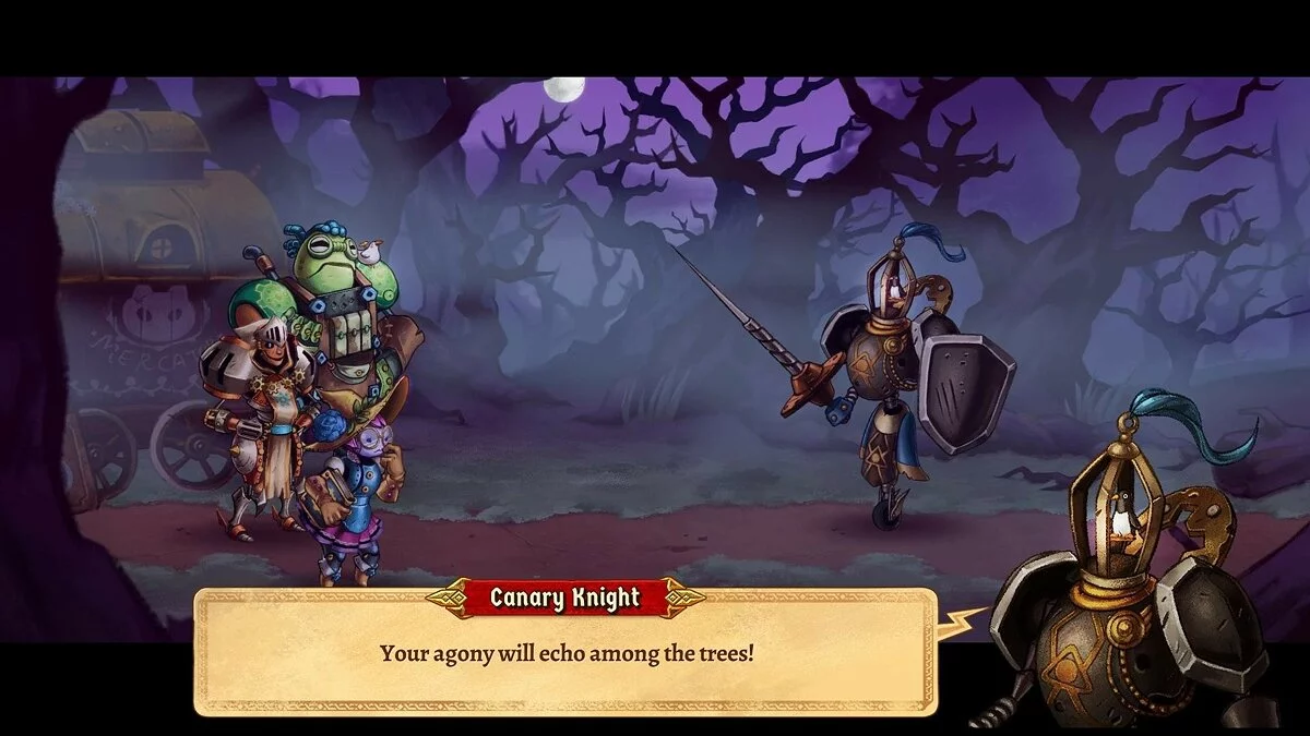 Скриншот из игры SteamWorld Quest: Hand of Gilgamech - 24