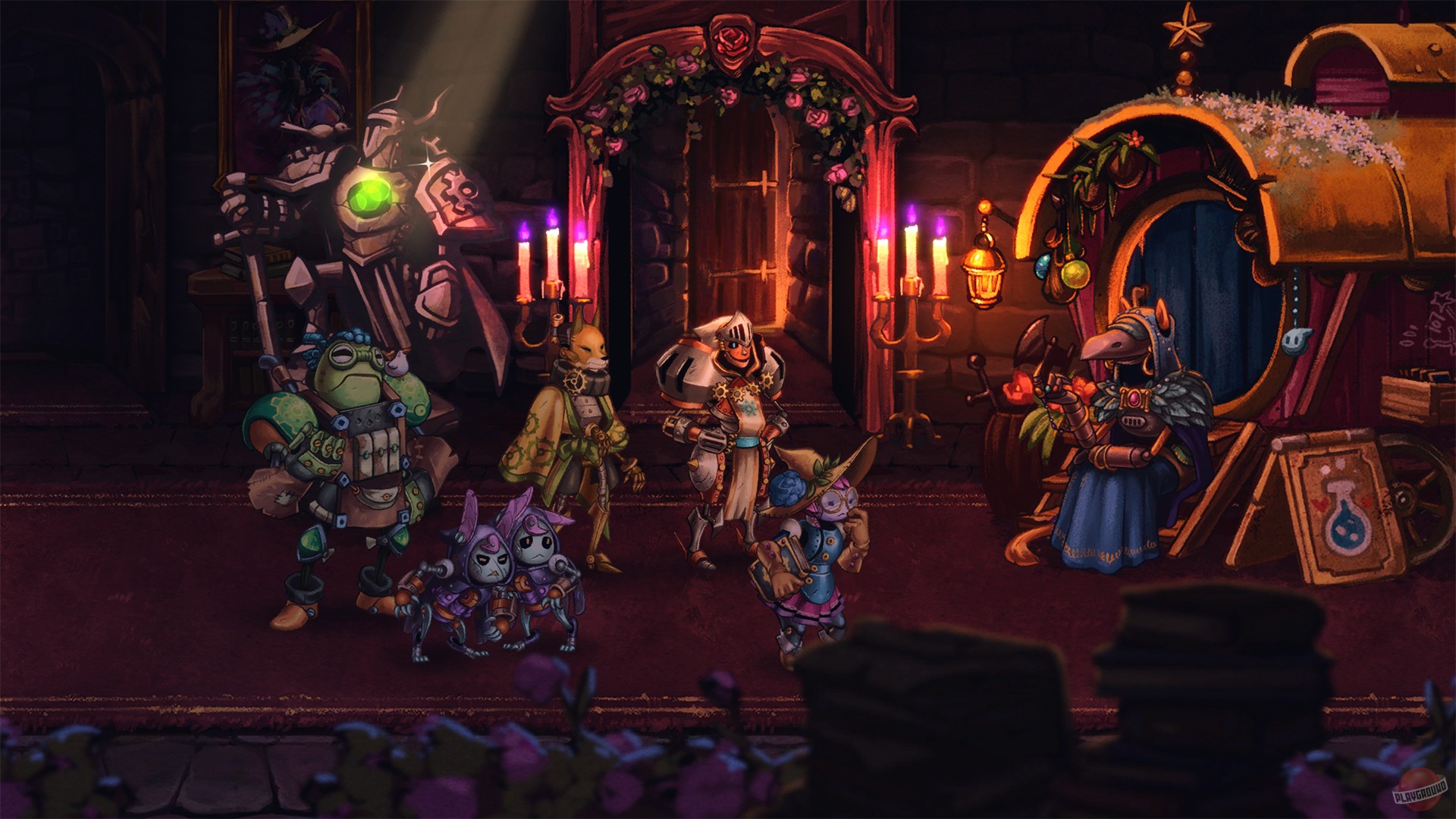 Скриншот из игры SteamWorld Quest: Hand of Gilgamech - 29
