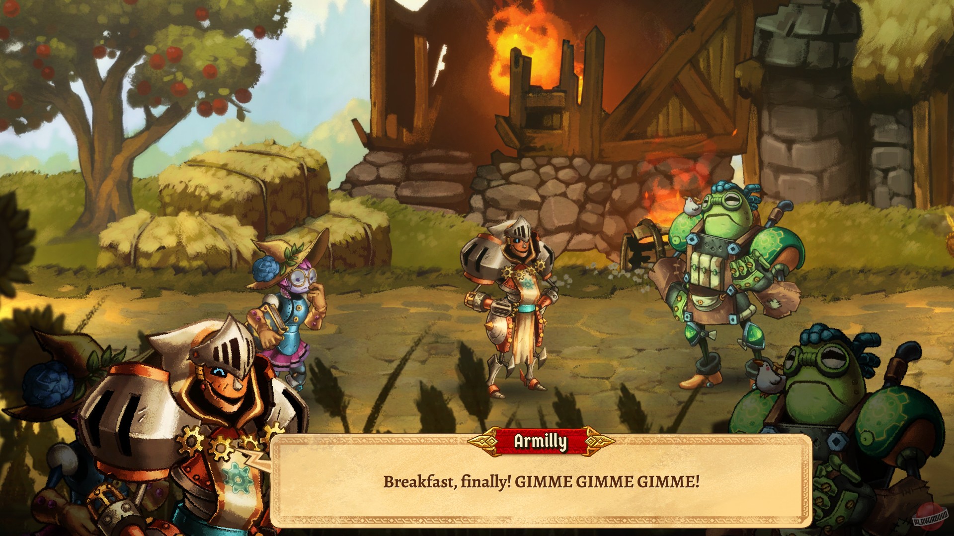 Скриншот из игры SteamWorld Quest: Hand of Gilgamech - 47