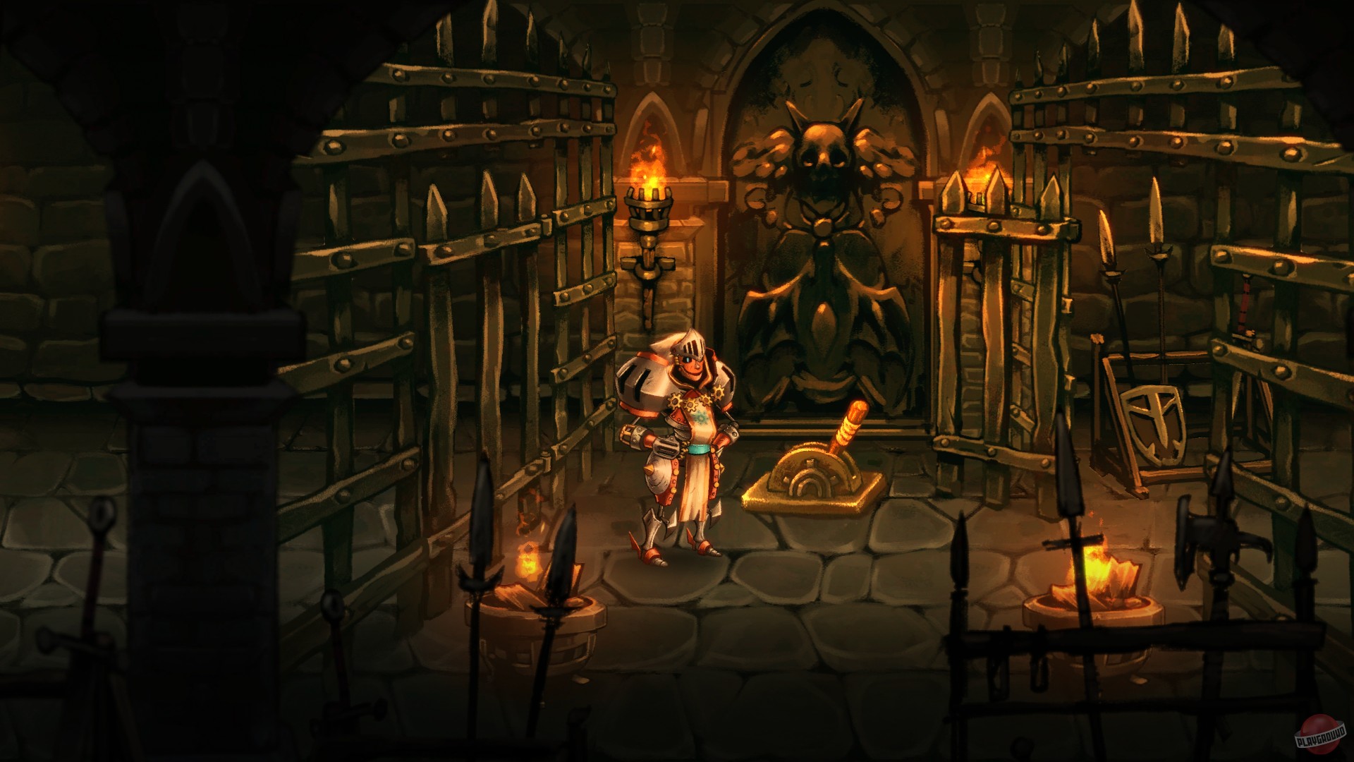 Скриншот из игры SteamWorld Quest: Hand of Gilgamech - 19