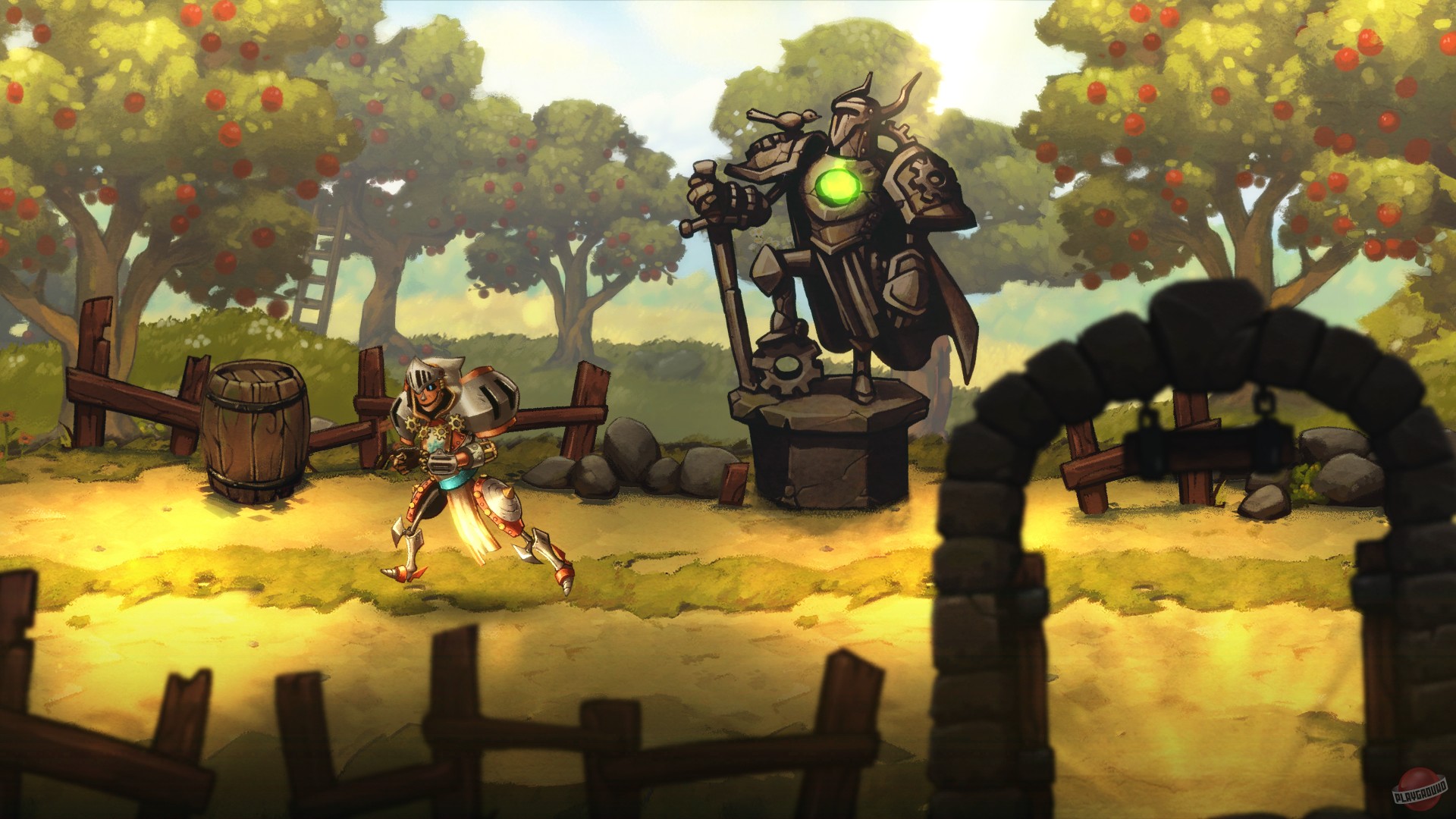 Скриншот из игры SteamWorld Quest: Hand of Gilgamech - 41