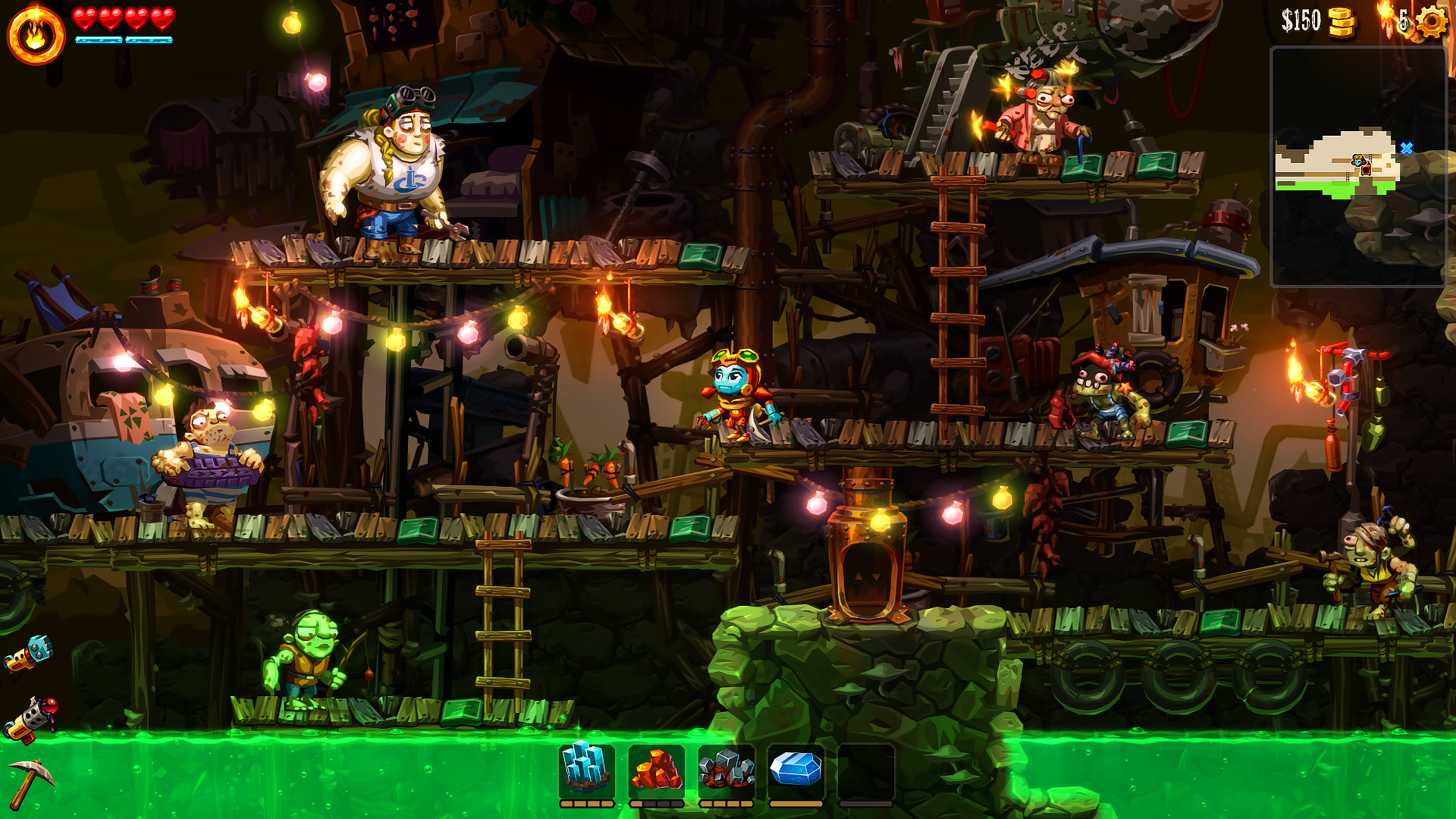 Скриншот из игры SteamWorld Dig 2 - 28