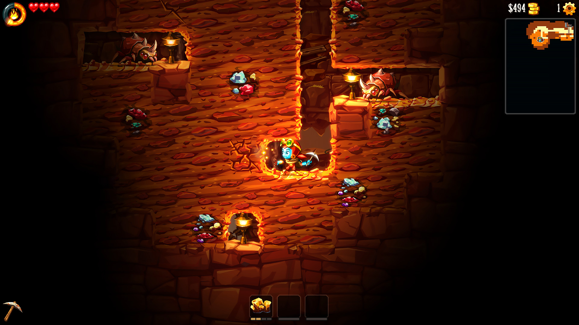Скриншот из игры SteamWorld Dig 2 - 33