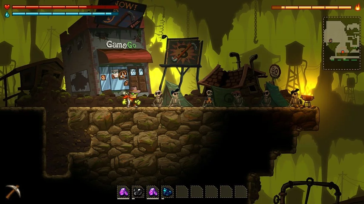 Скриншот из игры SteamWorld Dig - 18