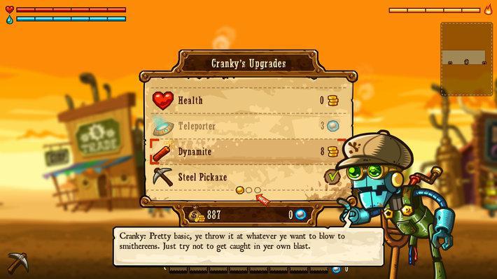 Скриншот из игры SteamWorld Dig - 54