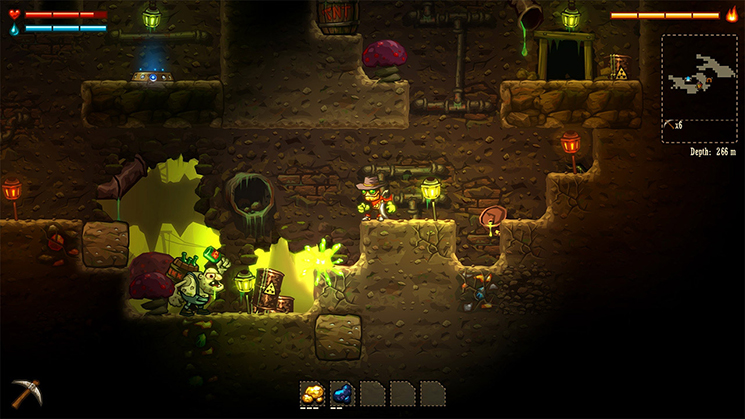 Скриншот из игры SteamWorld Dig - 42