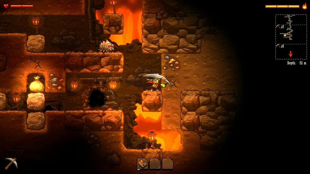 Скриншот из игры SteamWorld Dig - 12