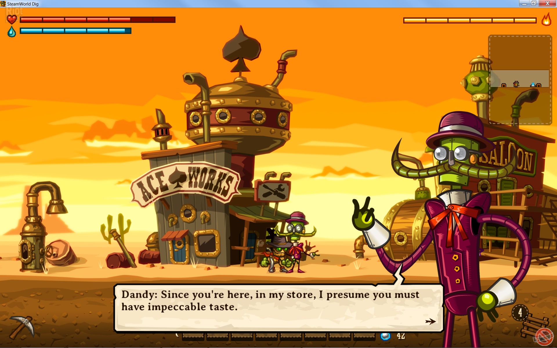 Скриншот из игры SteamWorld Dig - 26