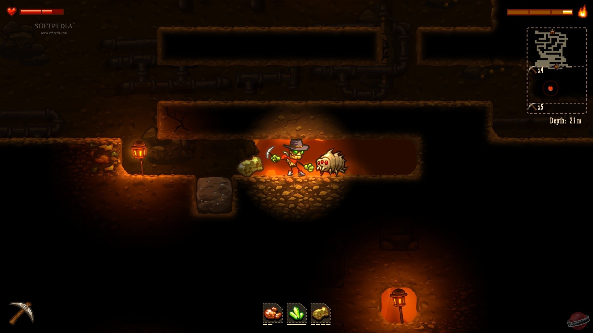 Скриншот из игры SteamWorld Dig - 14