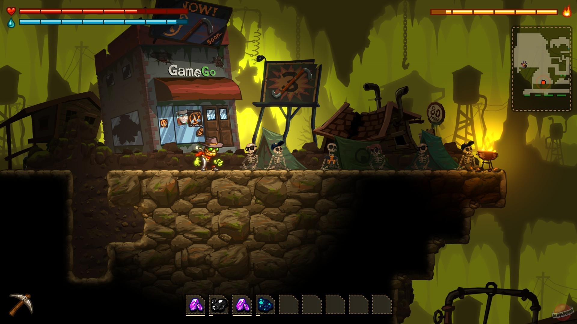 Скриншот из игры SteamWorld Dig - 34