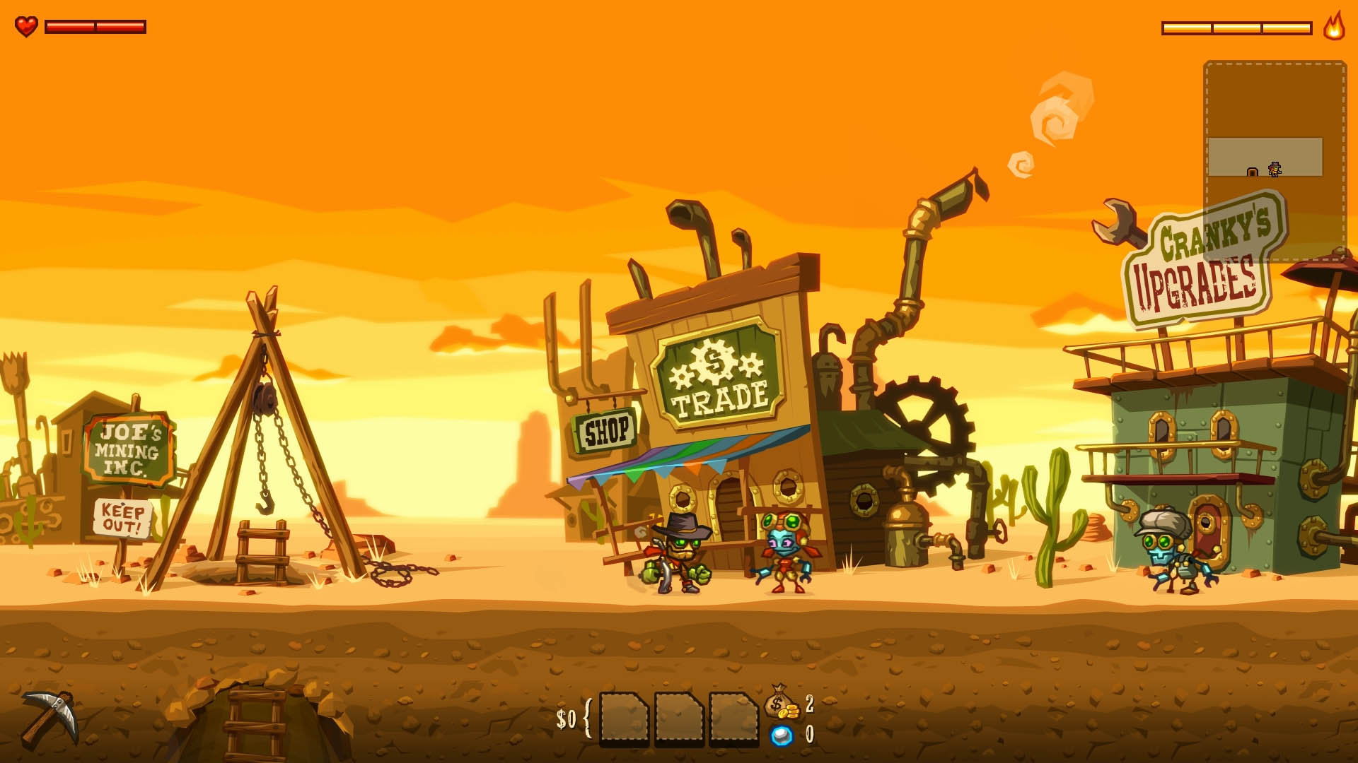 Скриншот из игры SteamWorld Dig - 64